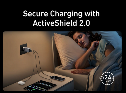 Anker Prime Charger is Charging Multiple Devices at Night