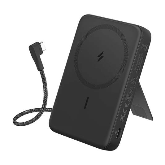 Anker Zolo Magnetic Power Bank (10K,30W,Built-in USB-C Cable)
