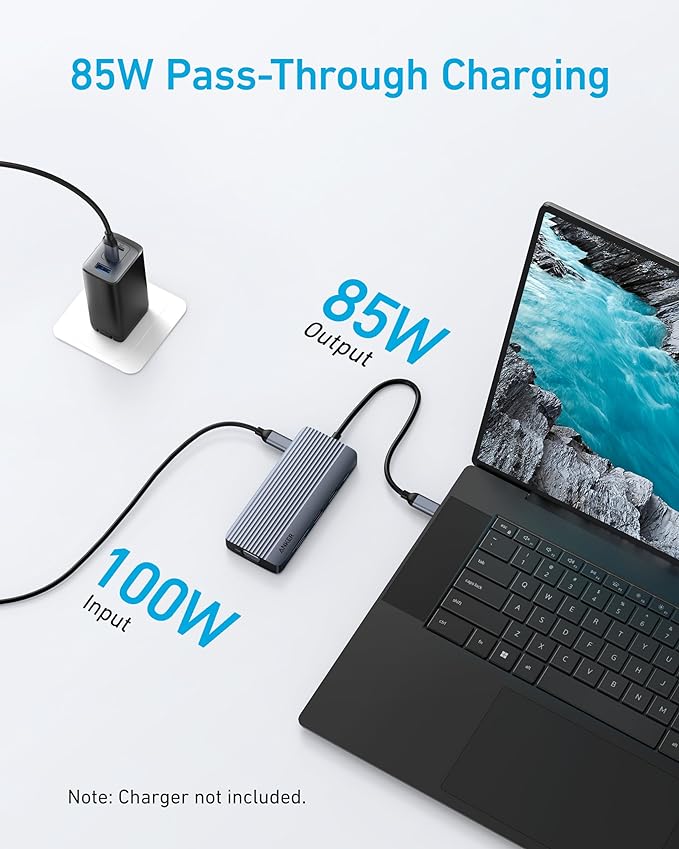 Anker USB C Hub, Dual-Display USB-C Hub (10-in-1)