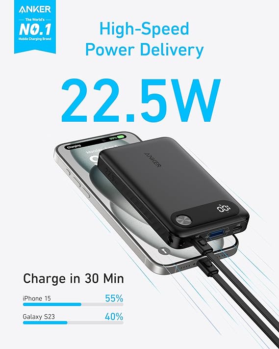 Anker Power Bank (10K, 22.5W)