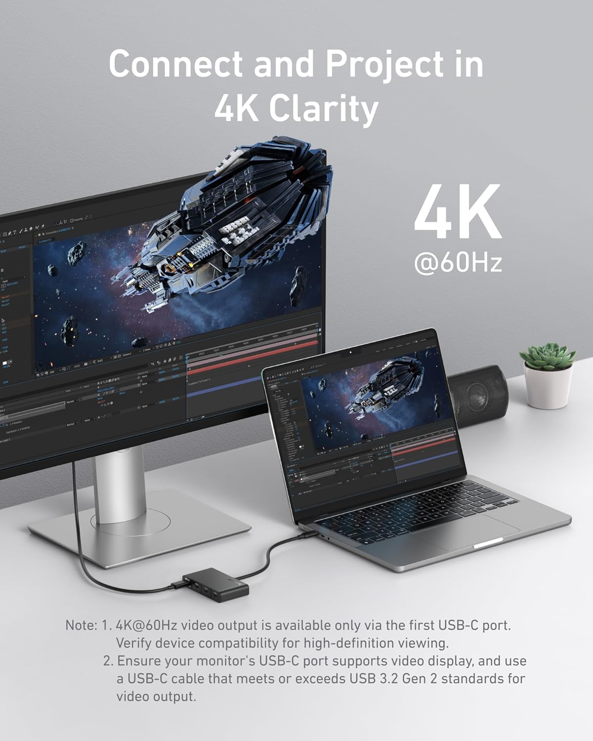 Anker 4K USB-C Display Hub (4-in-1)