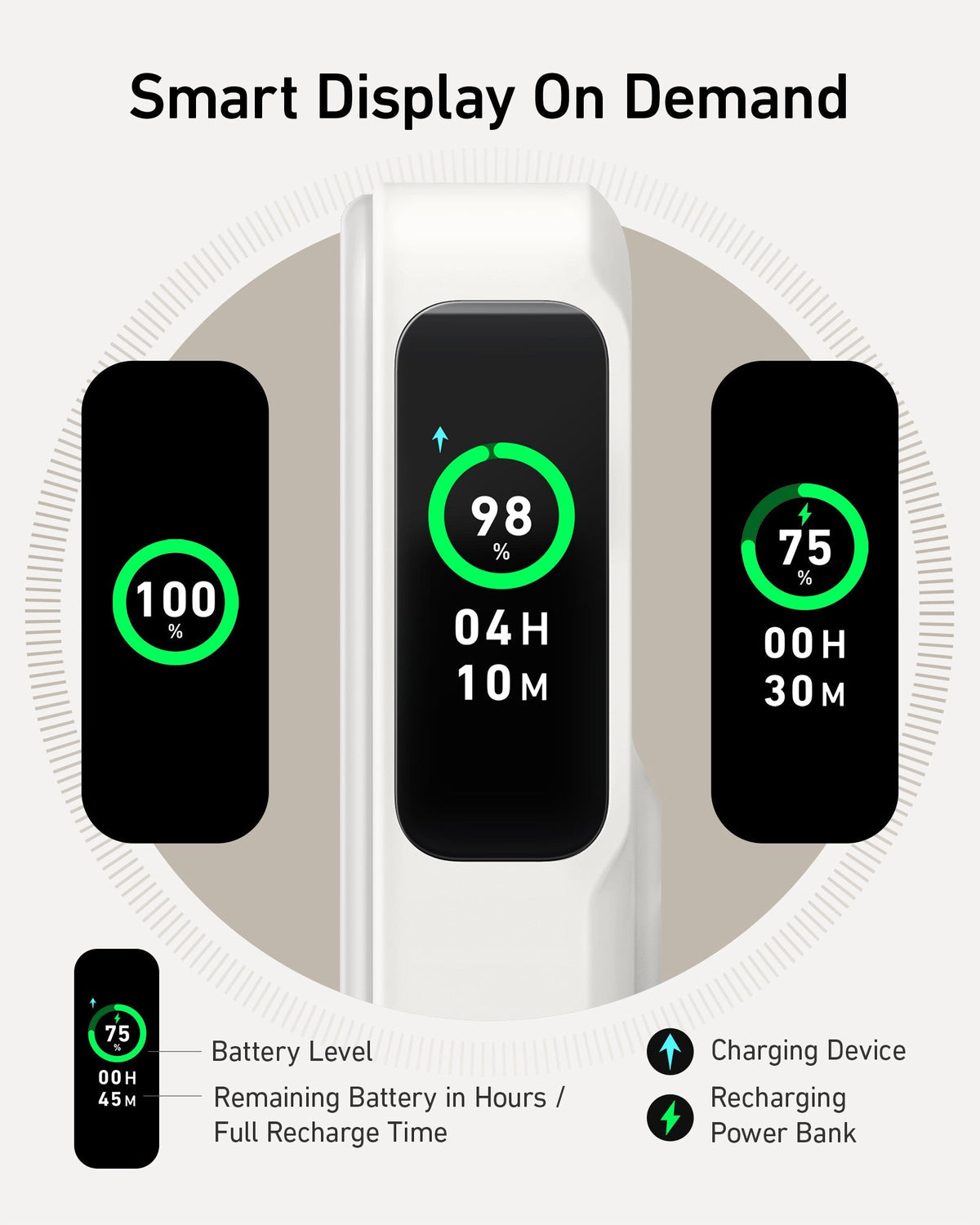 Anker MagGo Power Bank (10K) and Ultra Magnetic for iPhone 15 Pro with Sturdy 360° Ring Stand