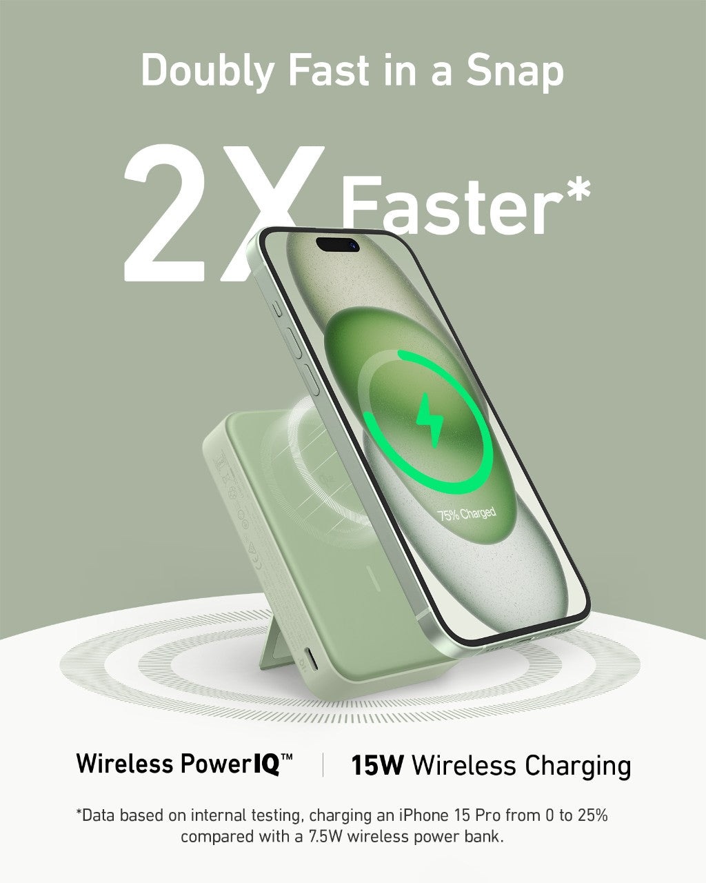 Anker MagGo Power Bank (10K, Built-in Stand & Smart Display)