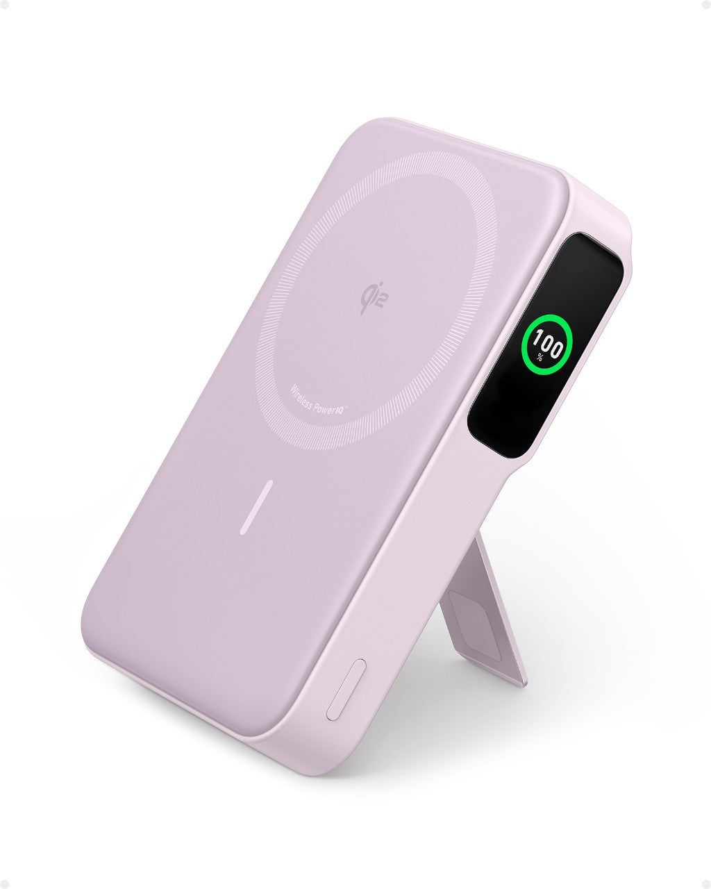 Anker MagGo Power Bank (10K, Built-in Stand & Smart Display)