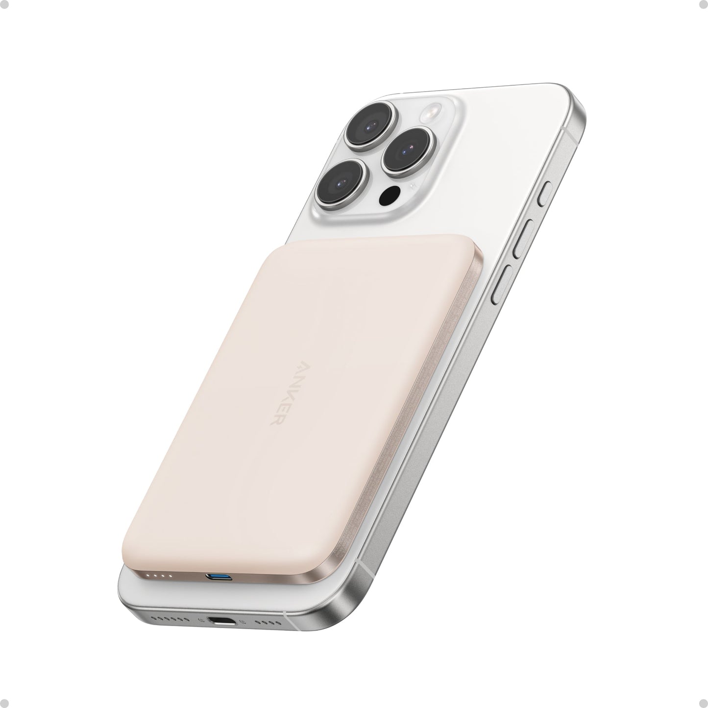 Anker MagGo Power Bank (5K, Ultra-Slim 122-Gram, MagSafe)