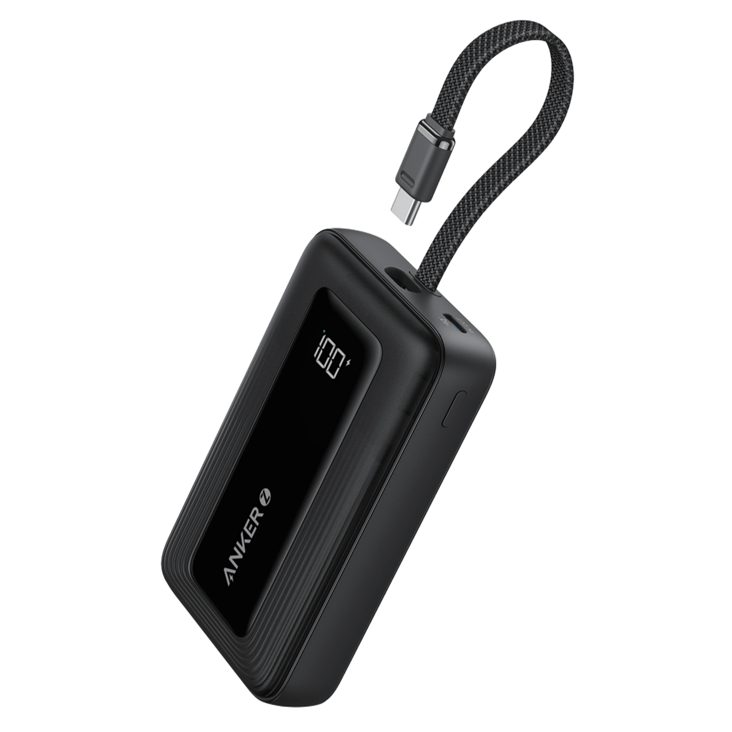 Anker Zolo Power Bank(10,000 mAh, Built-in USB-C Cable)