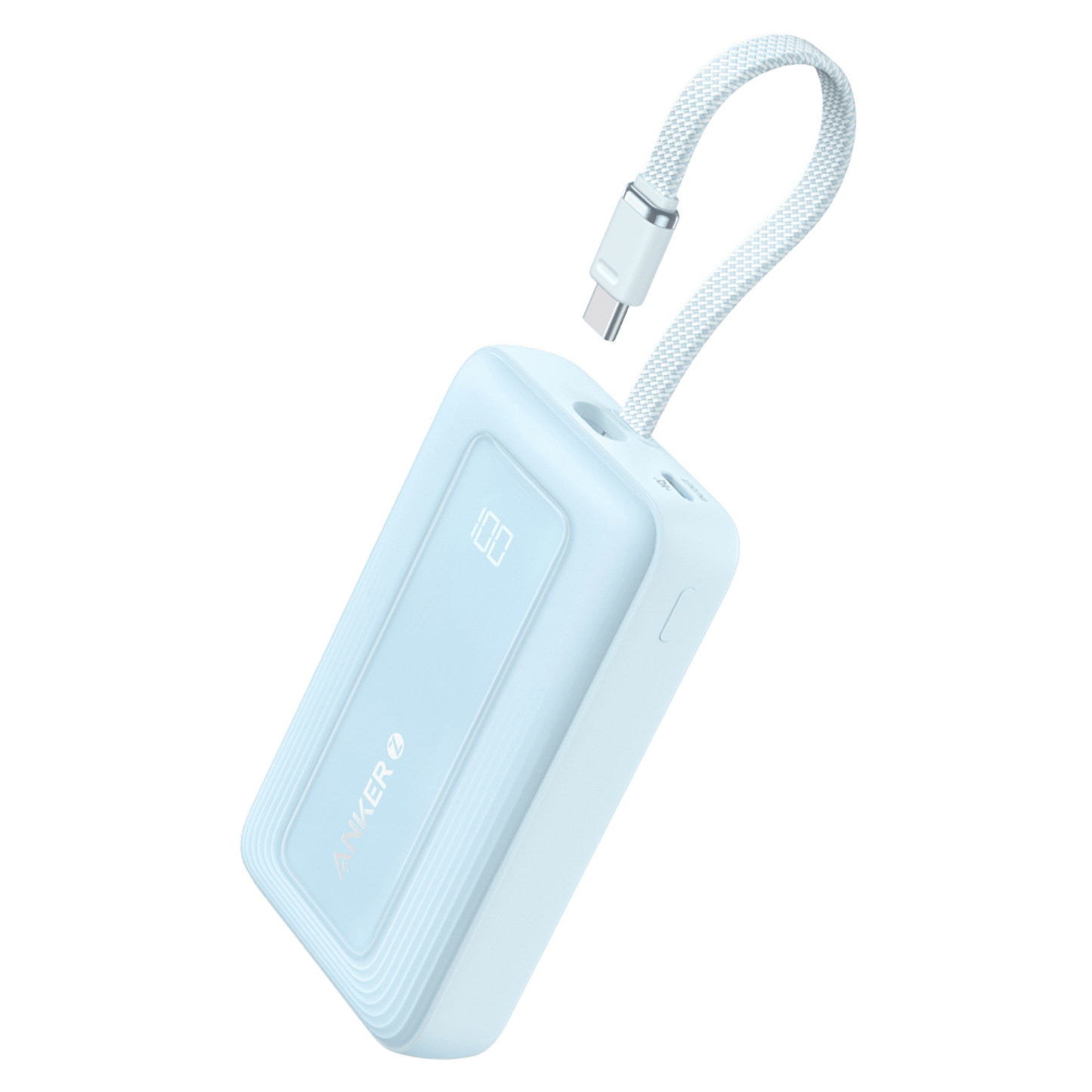 Anker Zolo Power Bank(10,000 mAh, Built-in USB-C Cable)