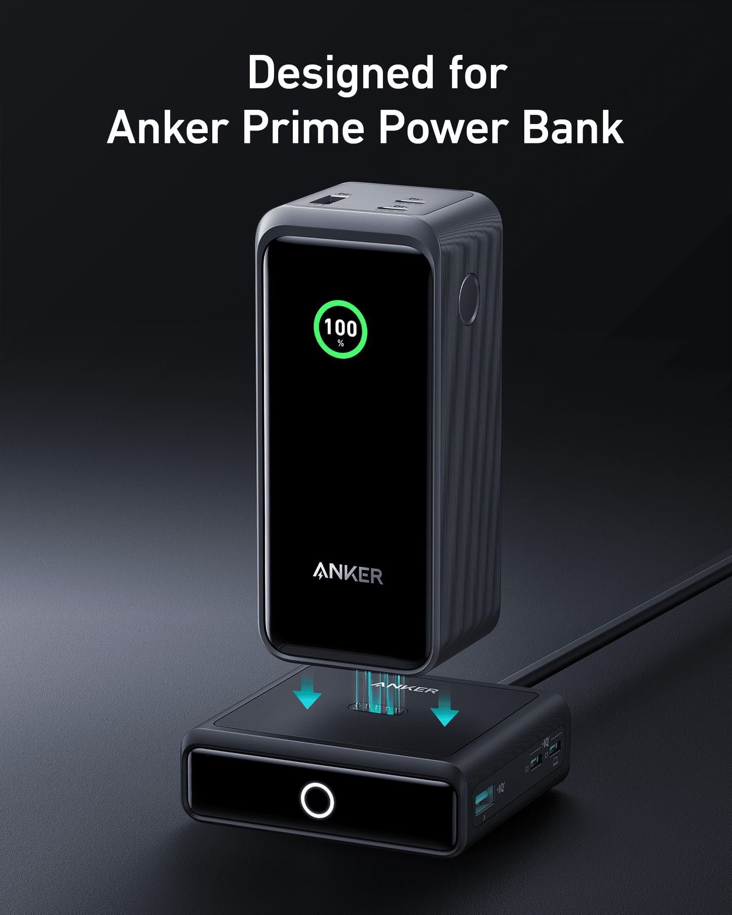 Anker Prime Wireless Charging Base (100W, 3 Ports)