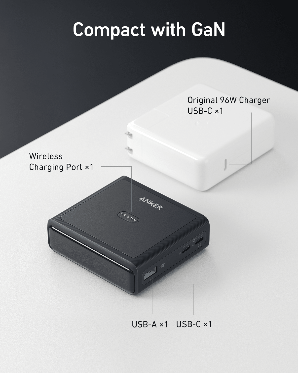 Anker 100W Charging Base for Anker Prime Power Bank