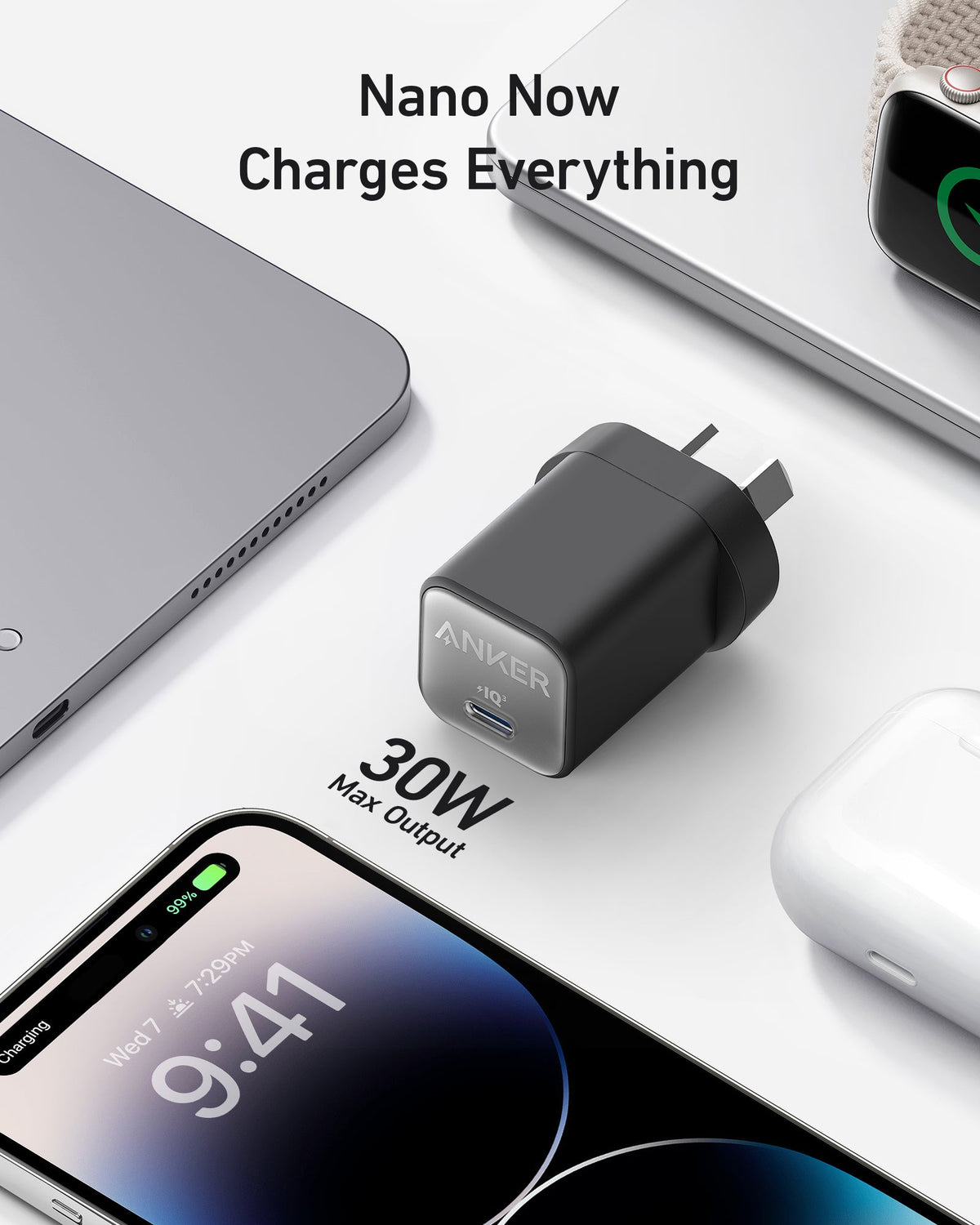 Anker 537 Power Bank (PowerCore 24K)and Anker 735 Charger (Nano II 65W)
