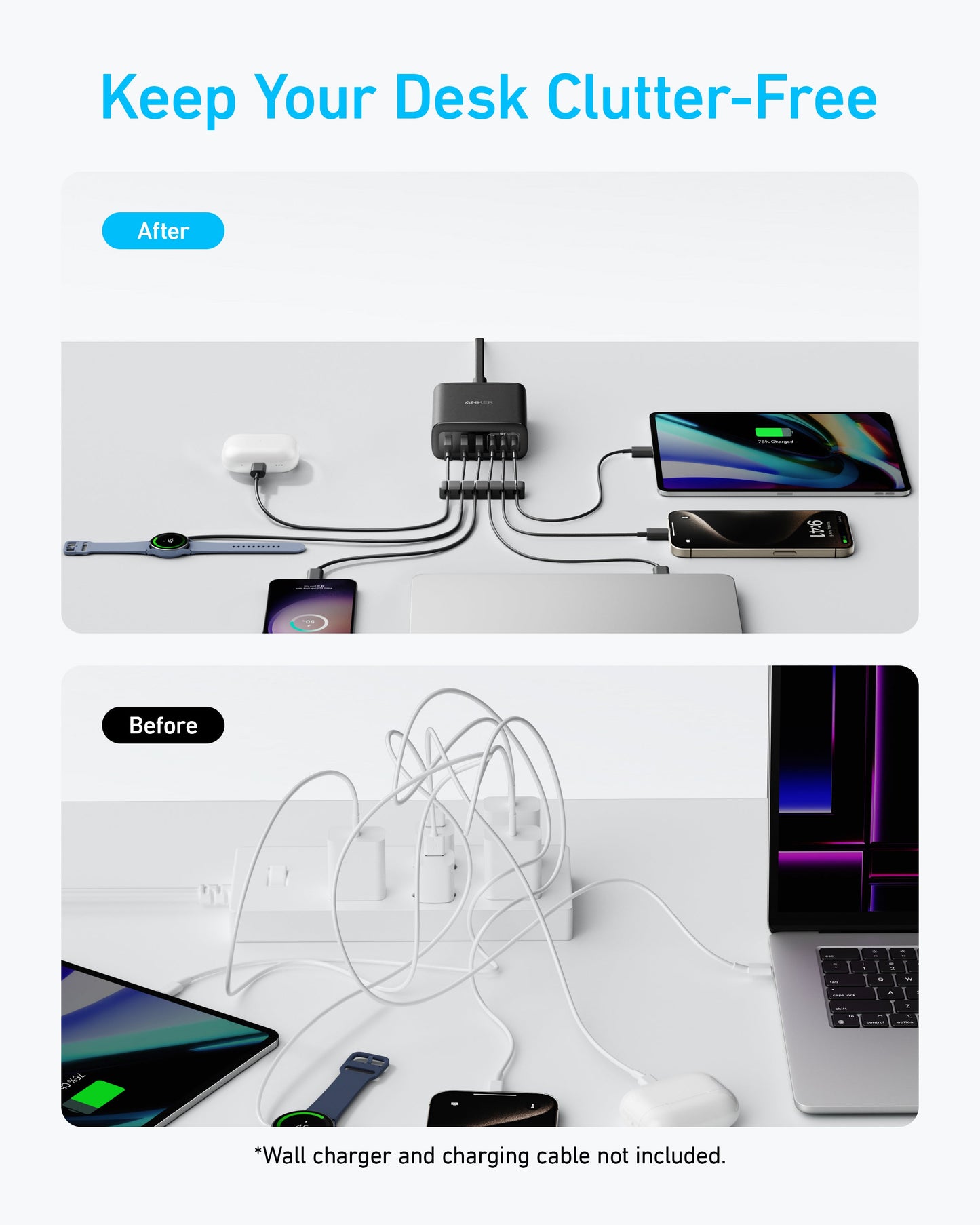 Anker Desktop Charger (112W, 6 Ports)