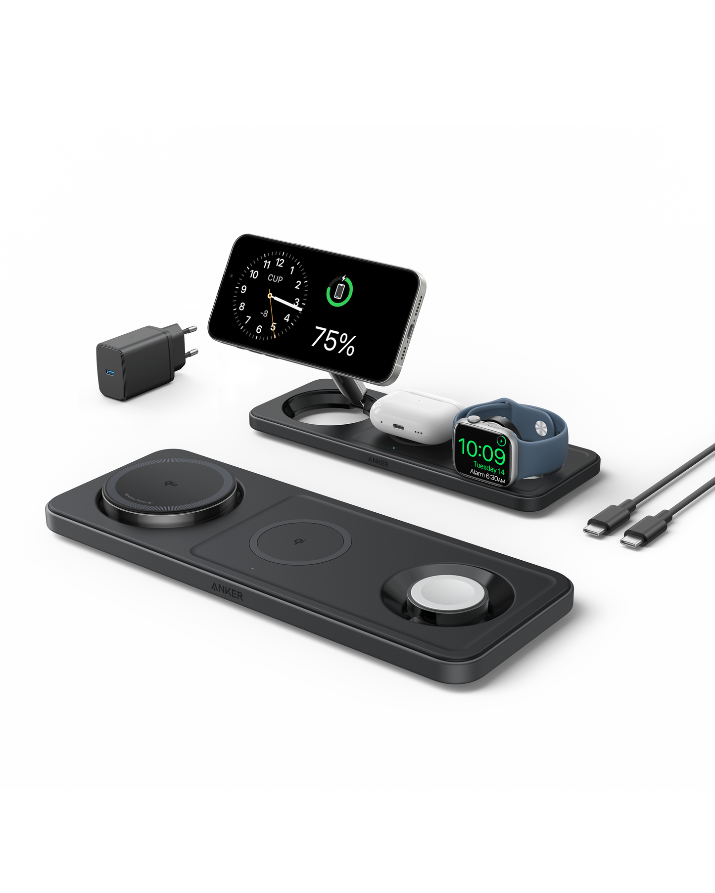 Anker 3-in-1 MagGo Wireless Charging Station (for iPhone, Airpods and Apple Watch)