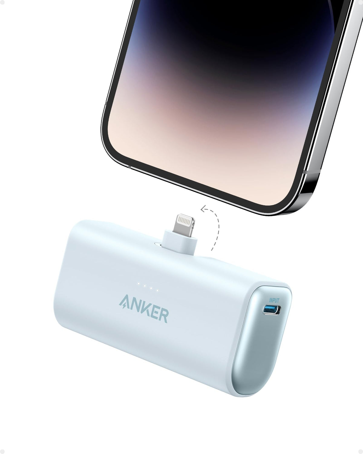 Anker Nano Power Bank (12W, Built-In Lightning Connector)