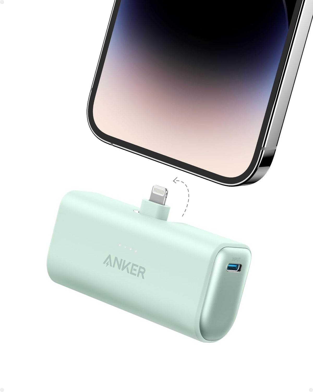 Anker Nano Power Bank (12W, Built-In Lightning Connector)