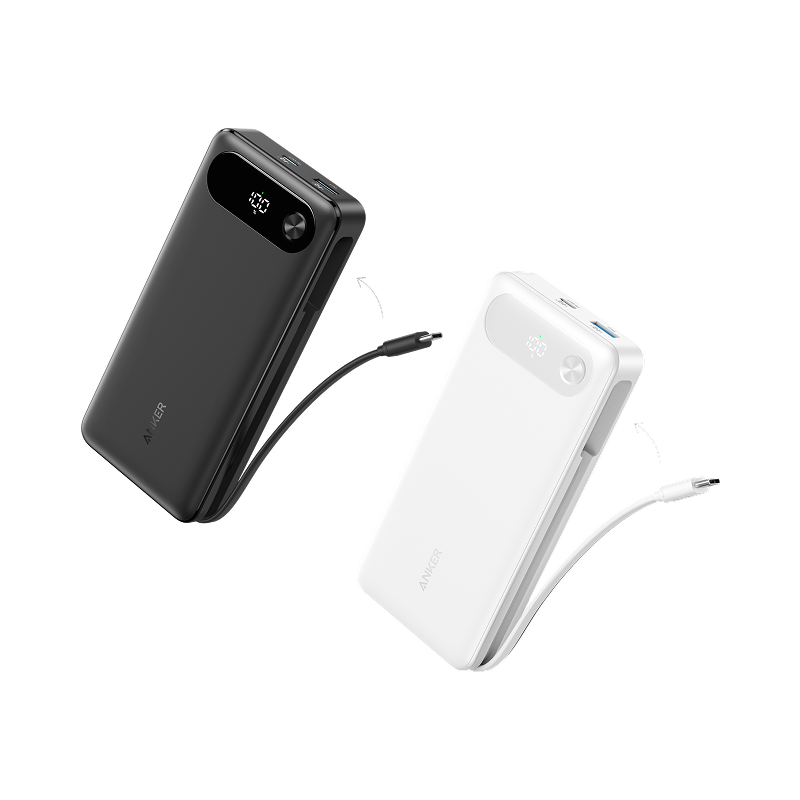 2 × Anker Power Bank (20K, 87W, Built-In USB-C Cable)
