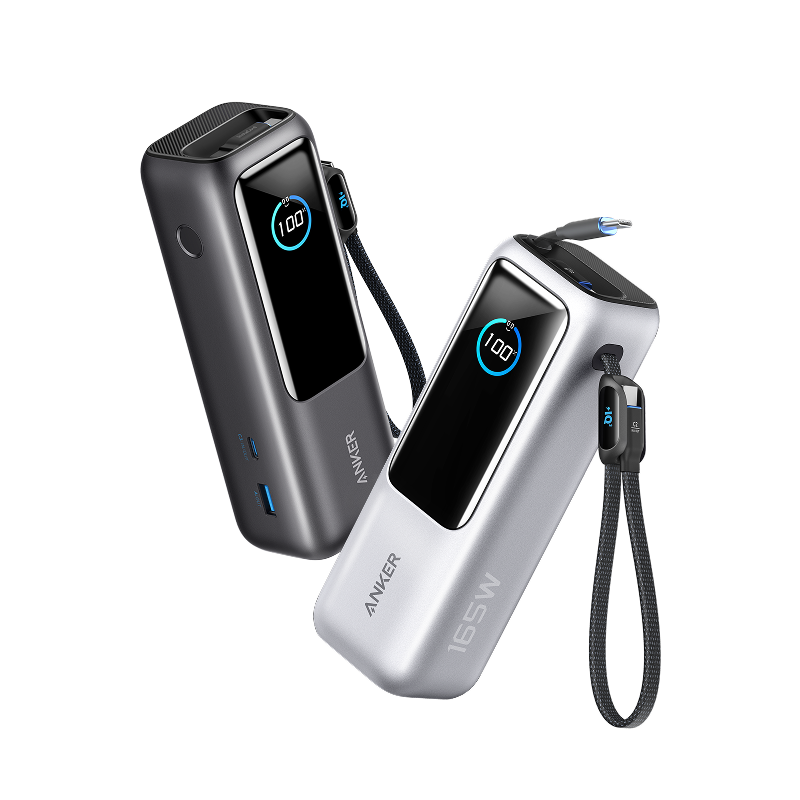 2 × Anker Laptop Power Bank (25K, 165W, Built-In Retractable Cable)
