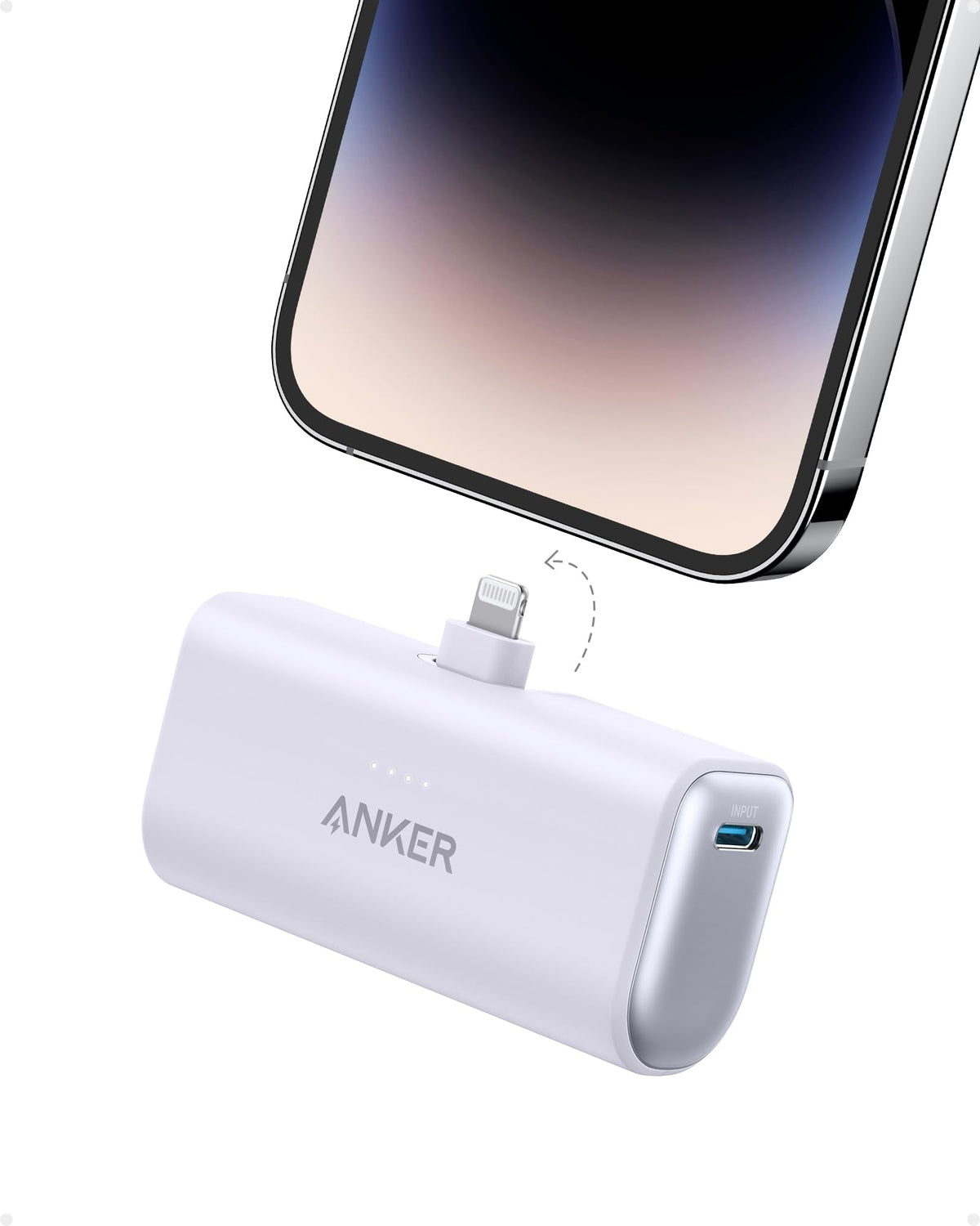 Anker Nano Power Bank (12W, Built-In Lightning Connector)