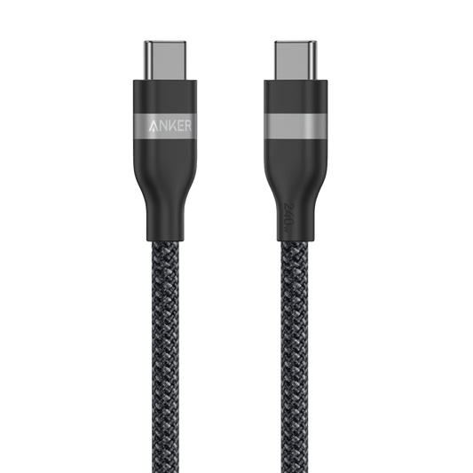 Anker USB-C to USB-C Cable (240W, Upcycled-Braided)