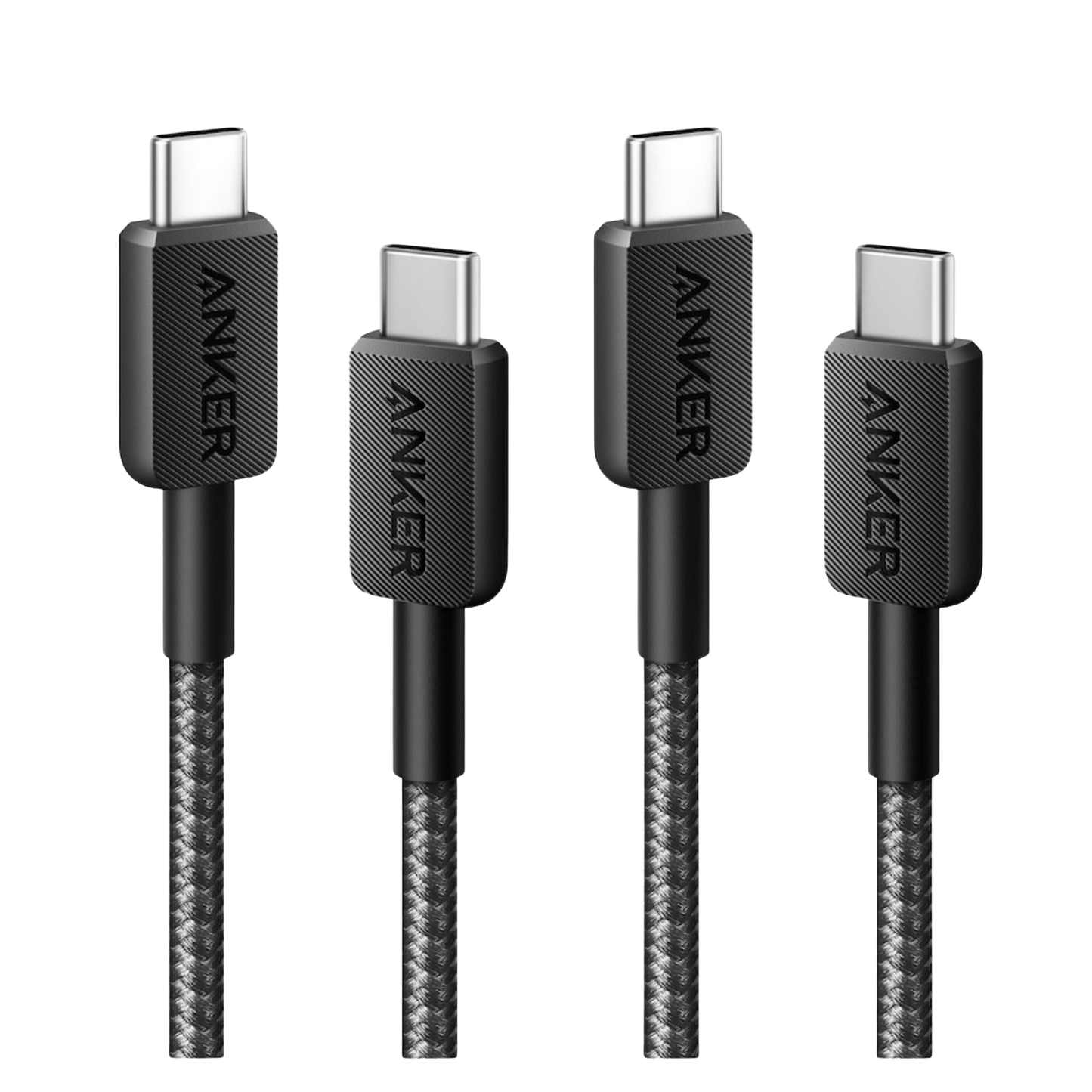 2 × Anker <b>322</b> USB-C to USB-C Cable