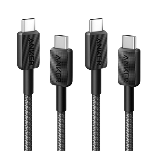2 × Anker <b>322</b> USB-C to USB-C Cable