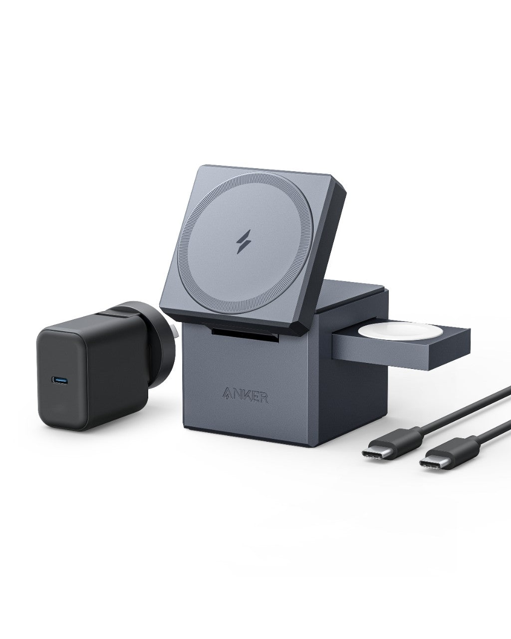 Anker 3-in-1 Charging MagSafe Cube (for iPhone, Airpods and Apple Watch)