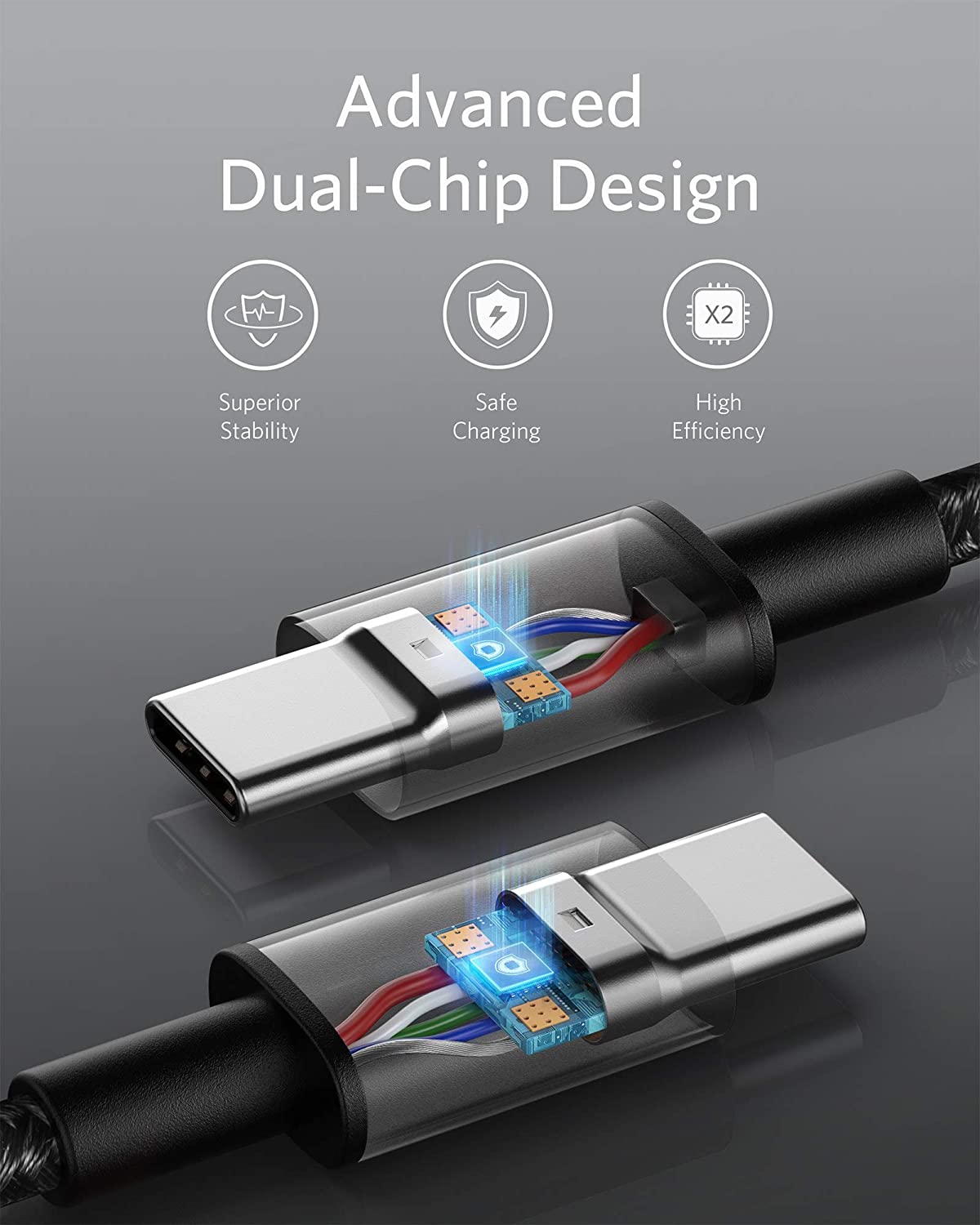 Anker Nylon USB-C to USB-C 100W Cable (3 Meters)