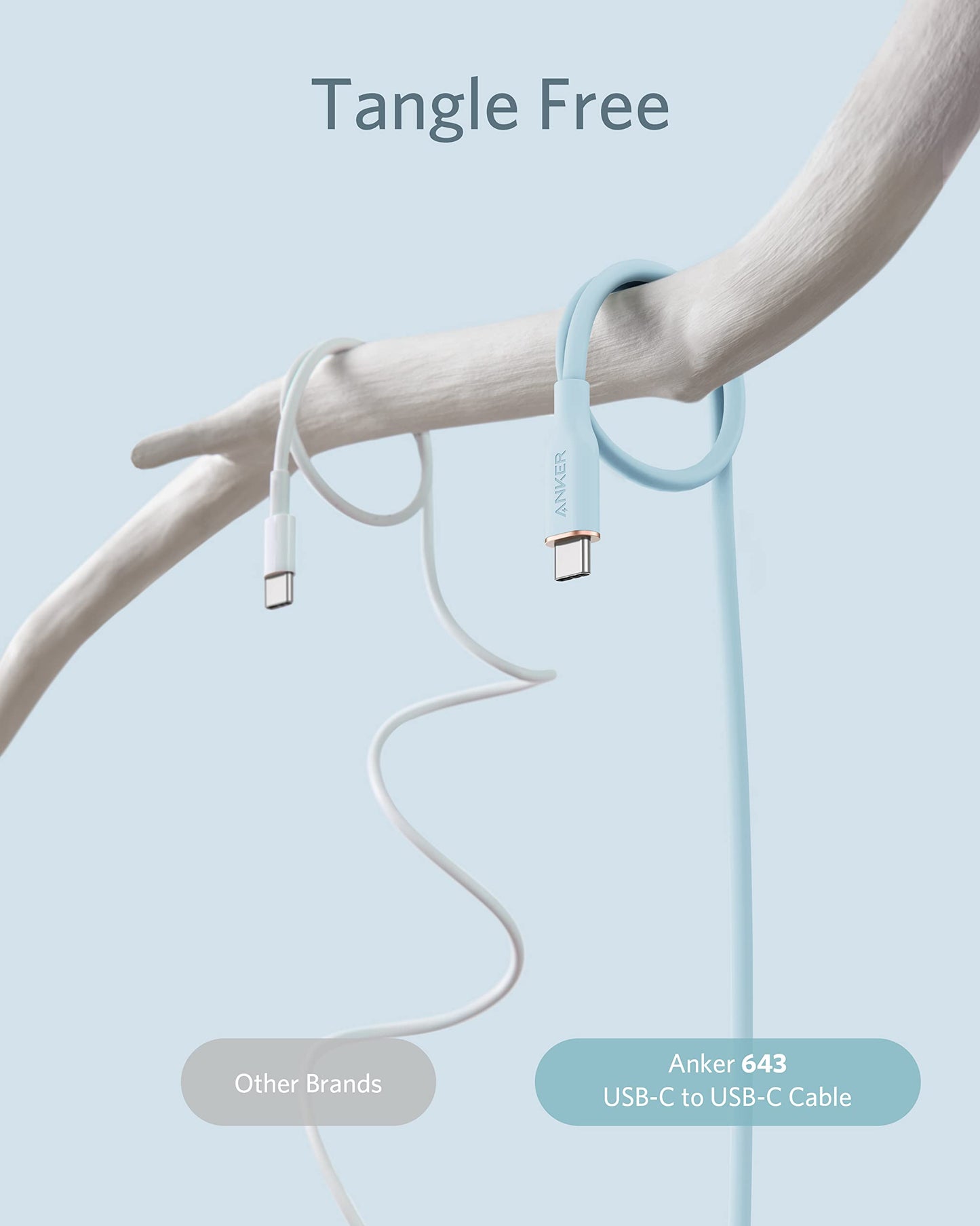 Anker <b>643</b> USB-C to USB-C Cable (Flow, Silicone)