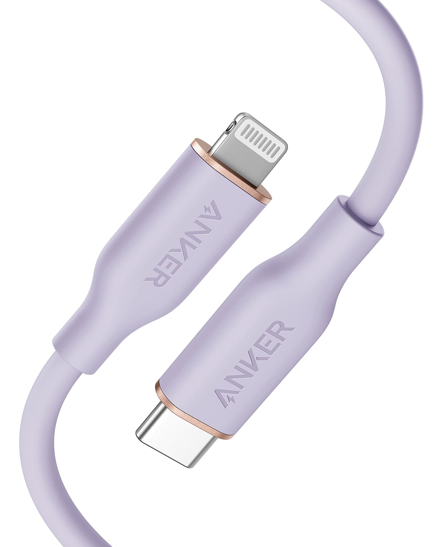 Anker <b>641</b> USB-C to Lightning Cable (Flow, Silicone)