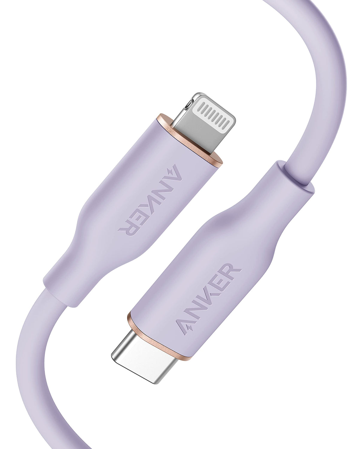 Anker &lt;b&gt;641&lt;/b&gt; USB-C to Lightning Cable (Flow, Silicone)