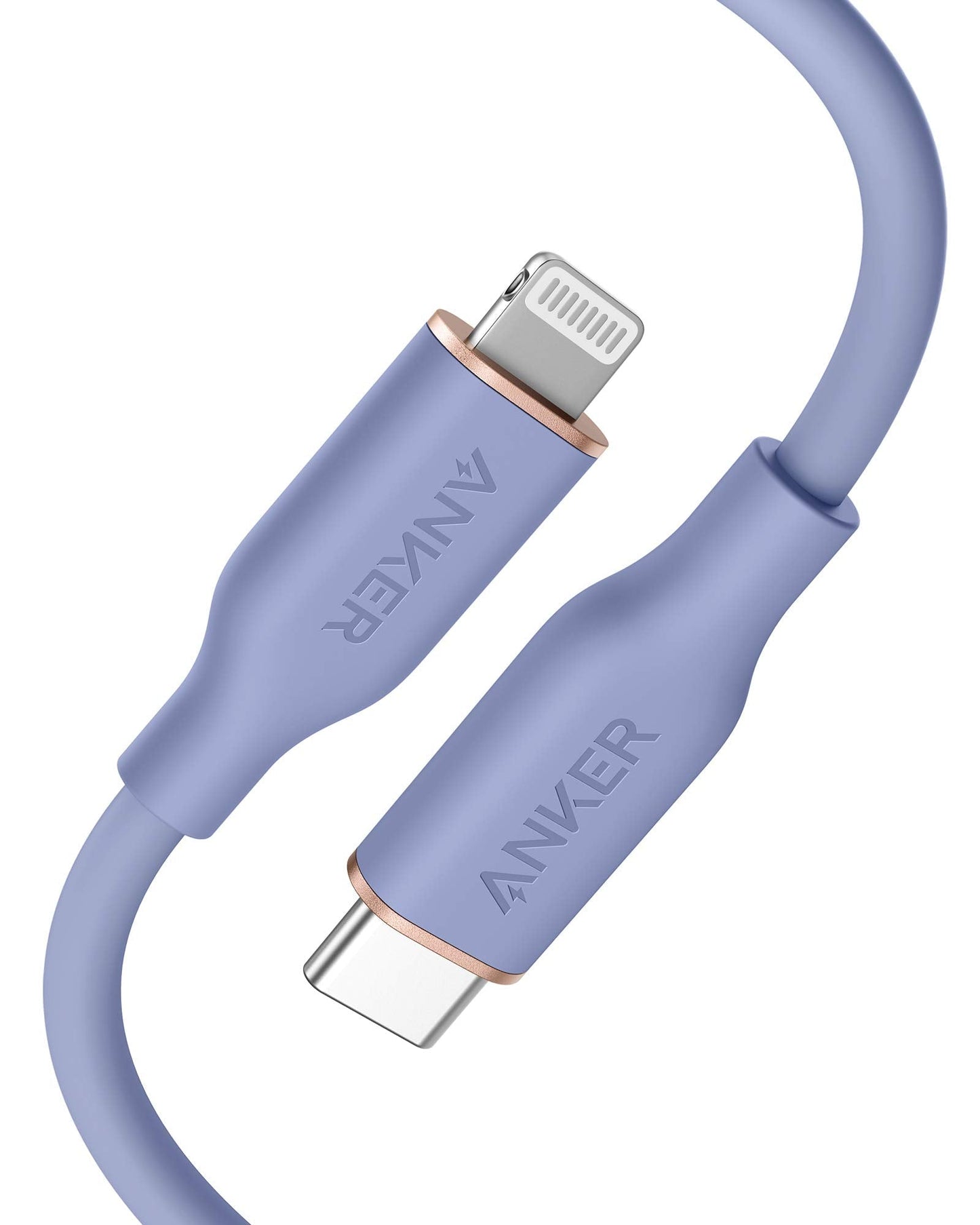 Anker <b>641</b> USB-C to Lightning Cable (Flow, Silicone)