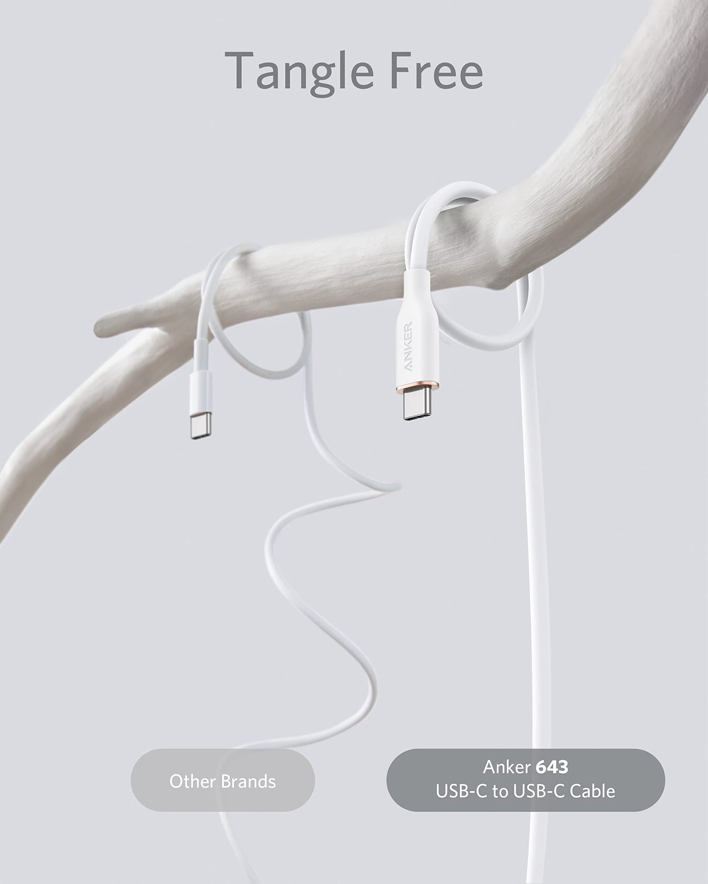 Anker <b>643</b> USB-C to USB-C Cable (Flow, Silicone)