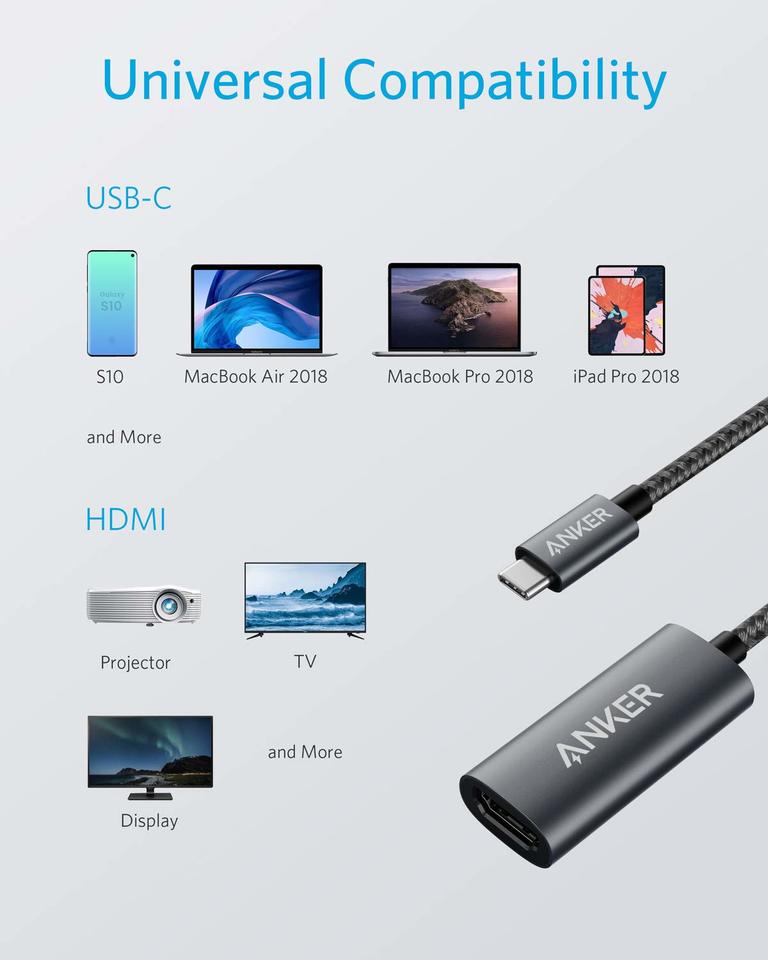 Anker &lt;b&gt;310&lt;/b&gt; USB-C Adapter (4K HDMI)