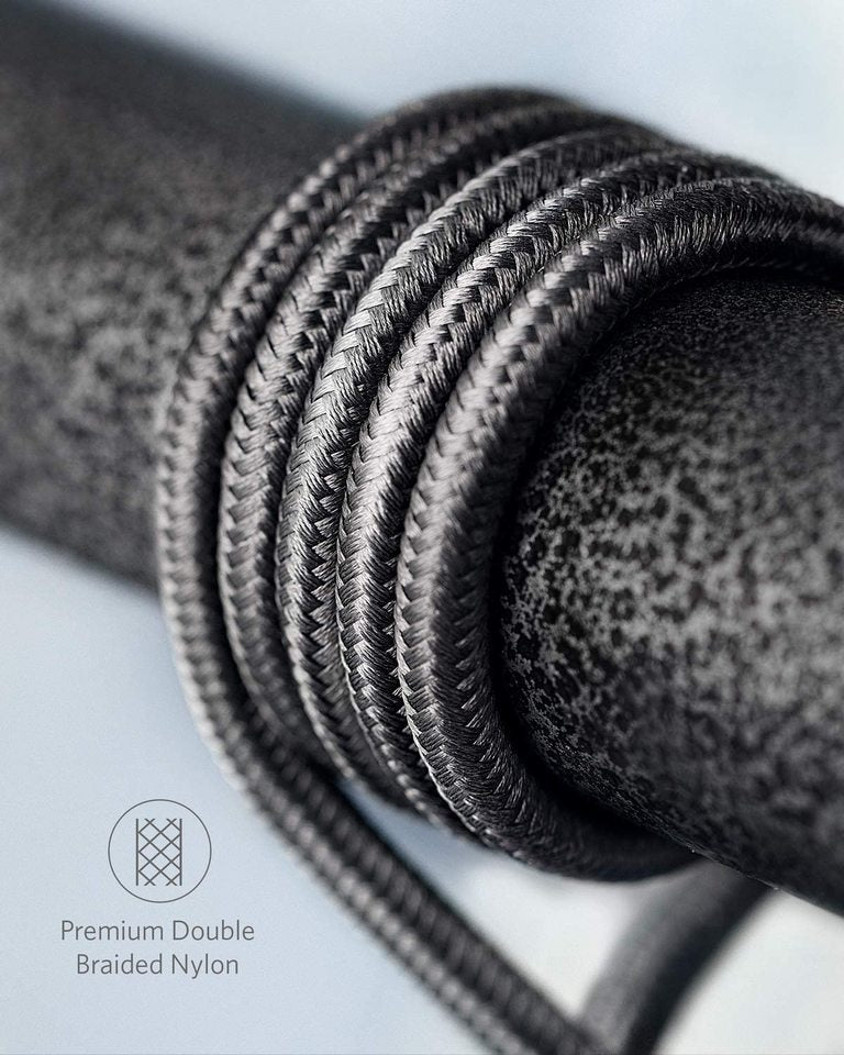 2 Pack New Nylon USB C to USB C Cable( 91cm/ 182cm)