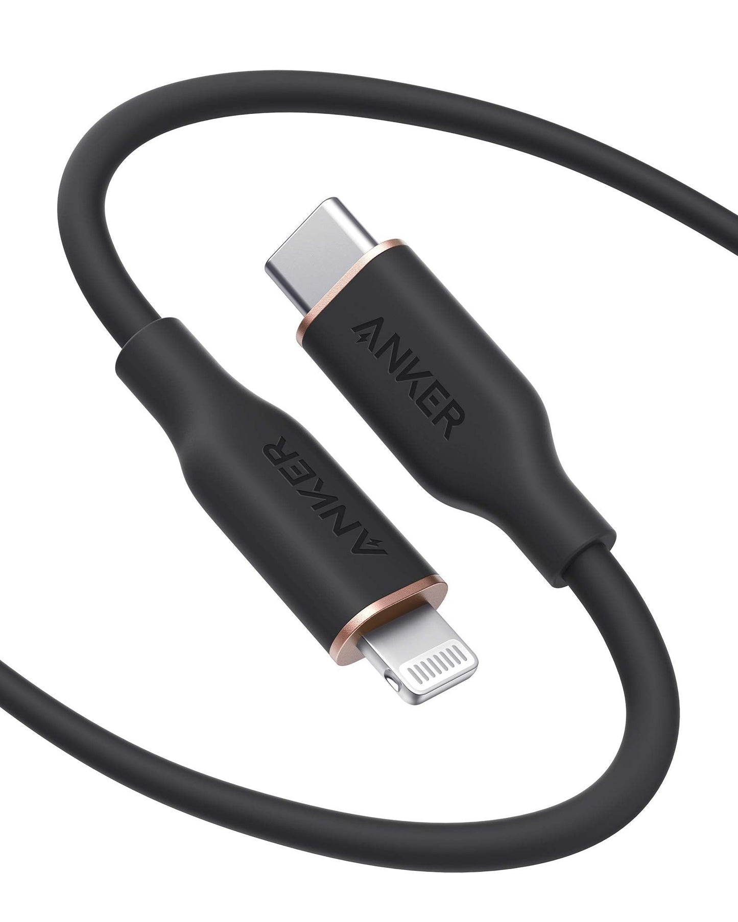 Anker <b>641</b> USB-C to Lightning Cable (Flow, Silicone)