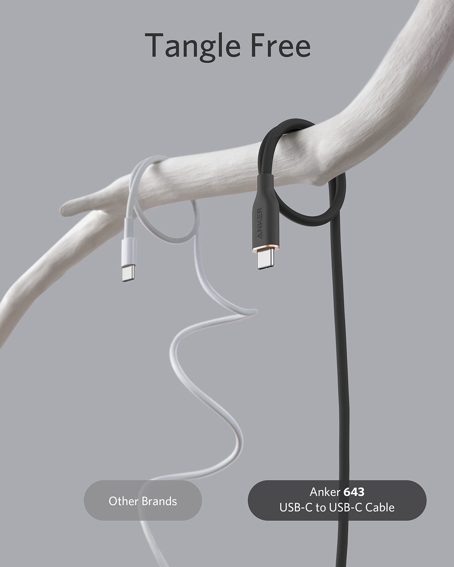 Anker <b>643</b> USB-C to USB-C Cable (Flow, Silicone)