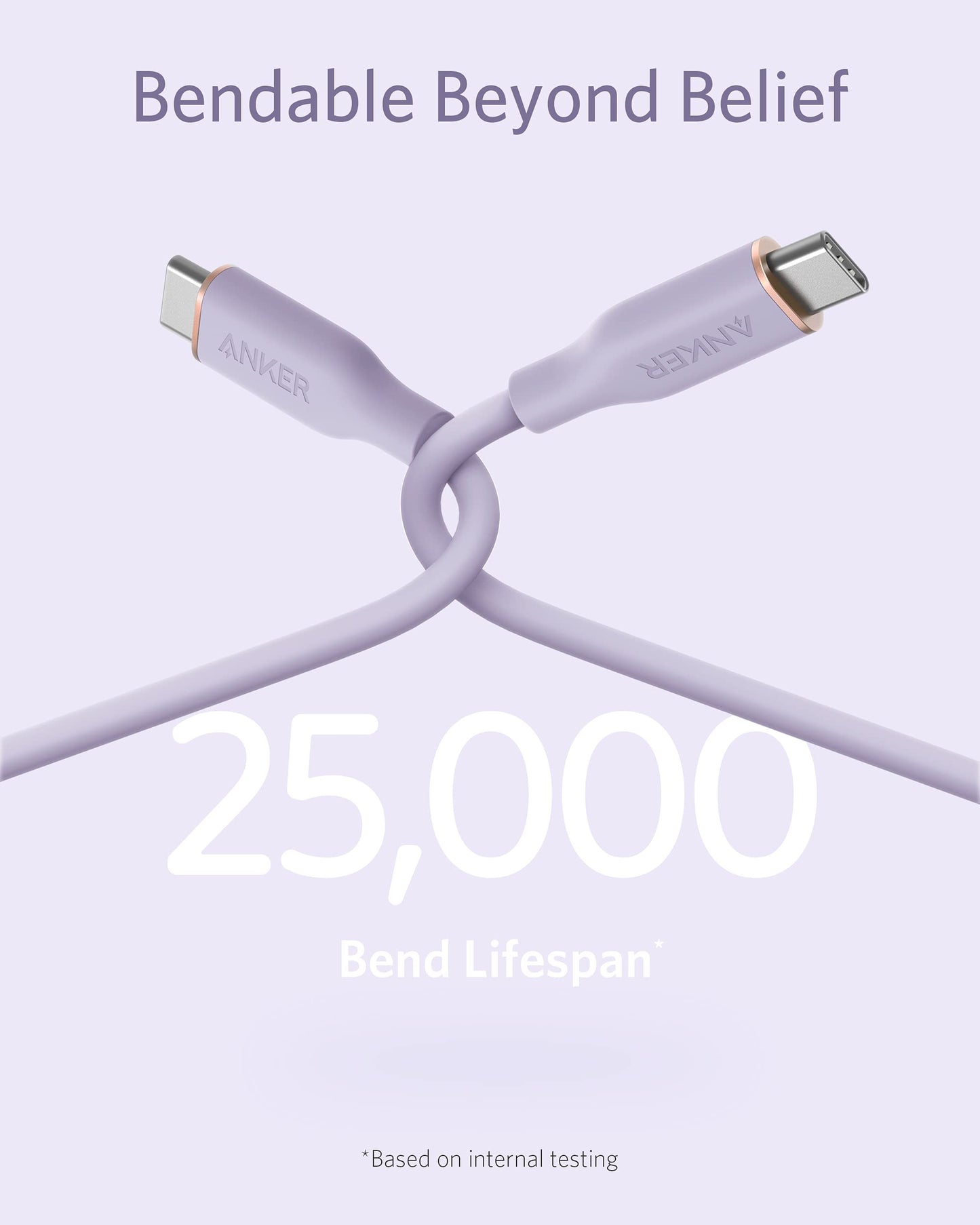 Anker <b>643</b> USB-C to USB-C Cable (Flow, Silicone)