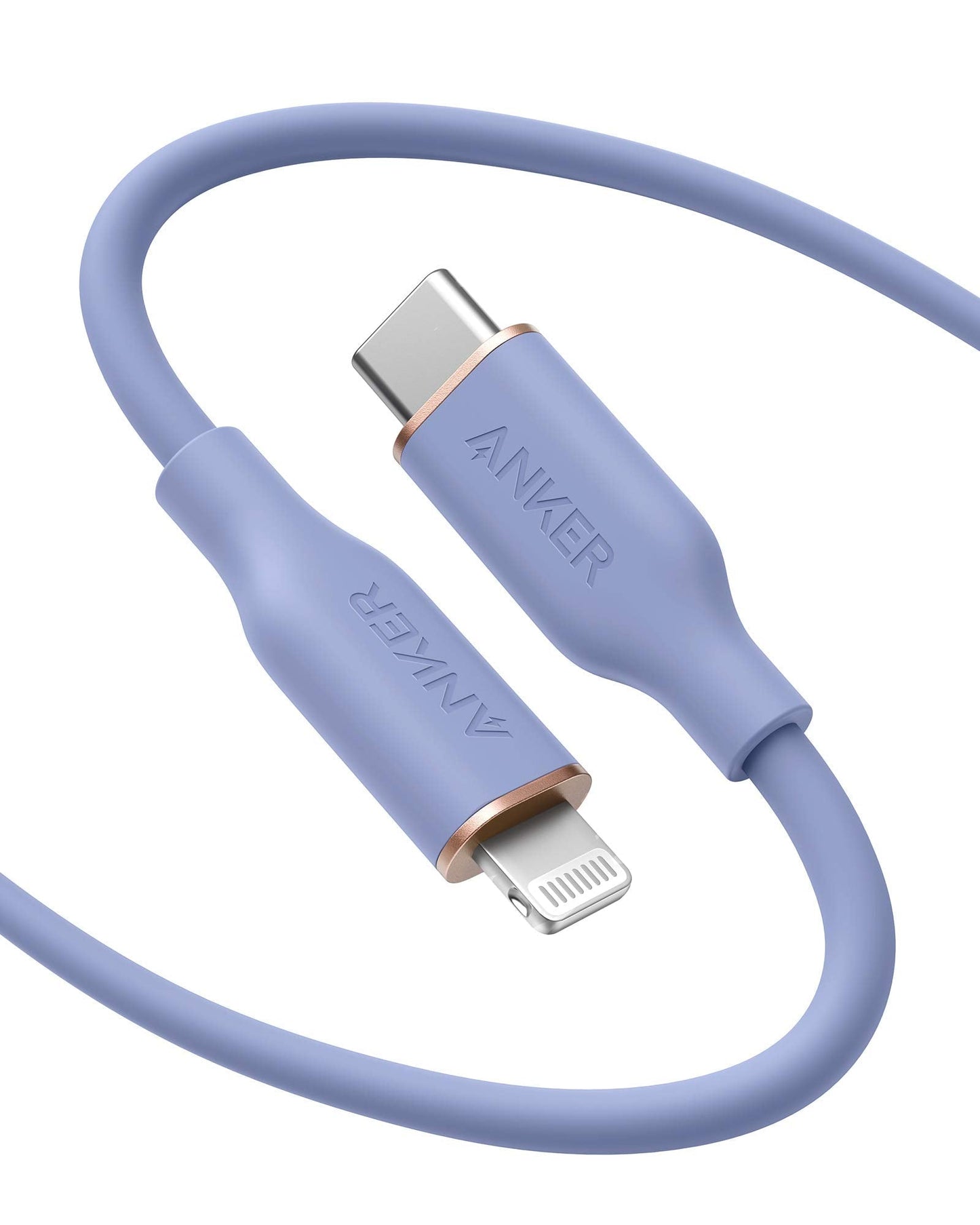 Anker <b>641</b> USB-C to Lightning Cable (Flow, Silicone)