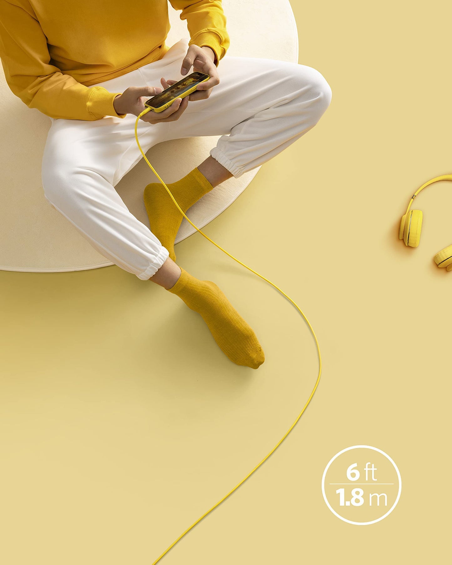 Anker <b>641</b> USB-C to Lightning Cable (Flow, Silicone)