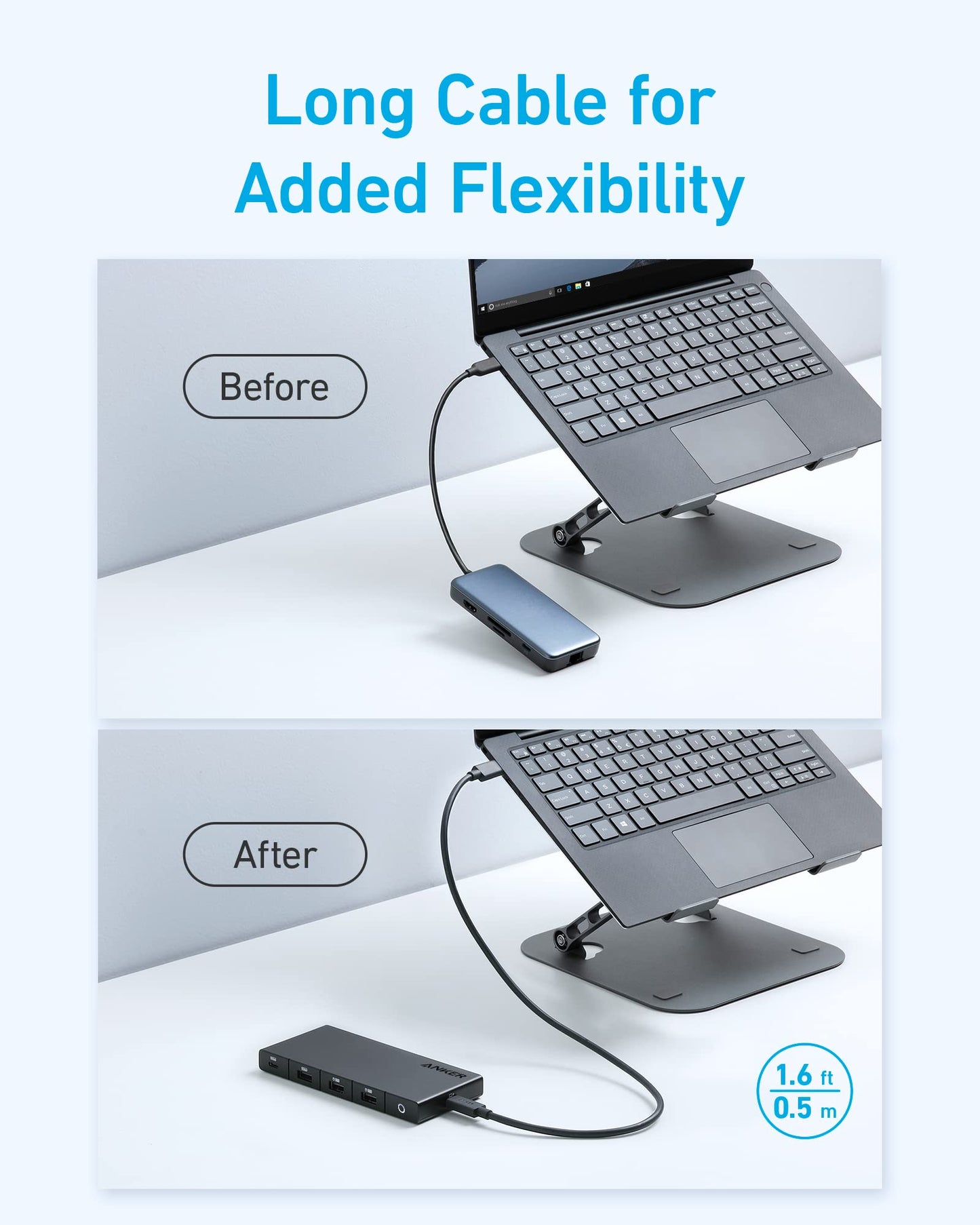 Anker 364 USB C Hub (10-in-1, Dual 4K HDMI, Black)