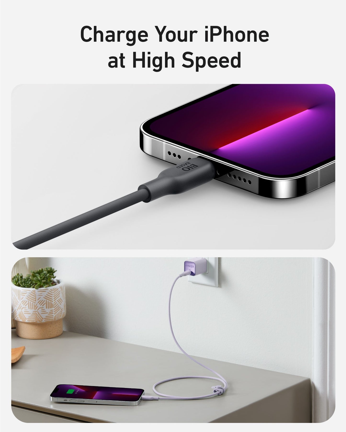 Anker <b>541</b> USB-C to Lightning Cable (Bio-Based)