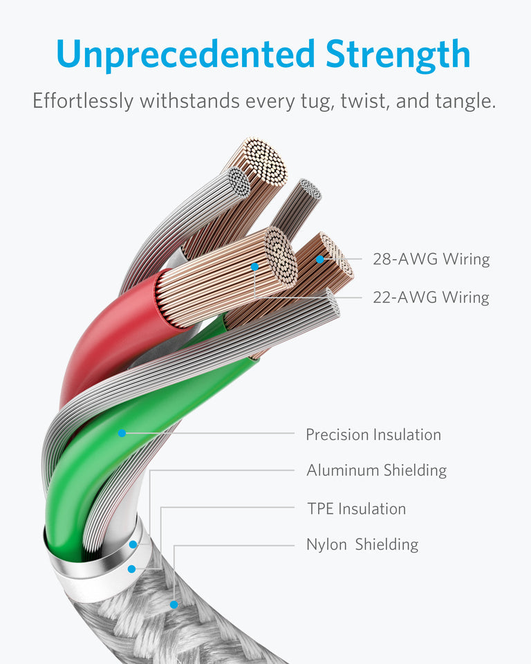 Anker &lt;b&gt;331&lt;/b&gt; USB-A to Lightning Cable (Nylon)