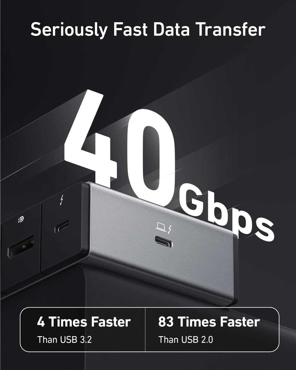 Anker 778 Thunderbolt Docking Station (12-in-1, Thunderbolt 4)