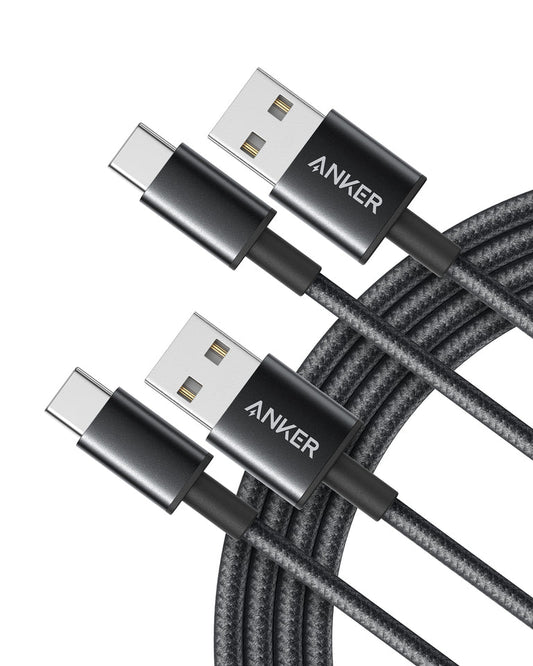 Premium Double-Braided Nylon USB-C to USB-A Cable