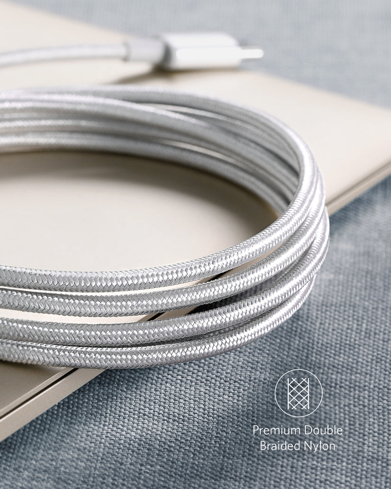 Premium Double-Braided Nylon USB-C to USB-A Cable