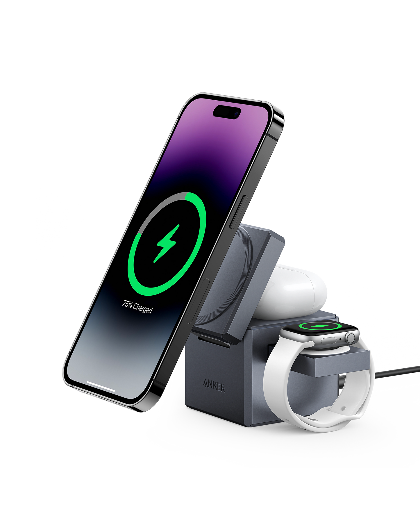 Anker 3-in-1 Charging MagSafe Cube (for iPhone, Airpods and Apple Watch)