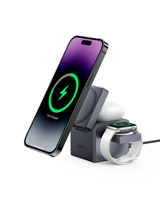 Anker 3-in-1 Charging MagSafe Cube (for iPhone, Airpods and Apple Watch)