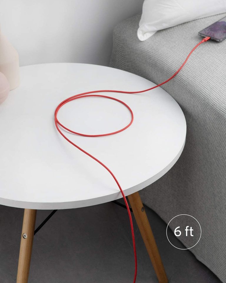 2 Pack New Nylon USB C to USB C Cable( 91cm/ 182cm)