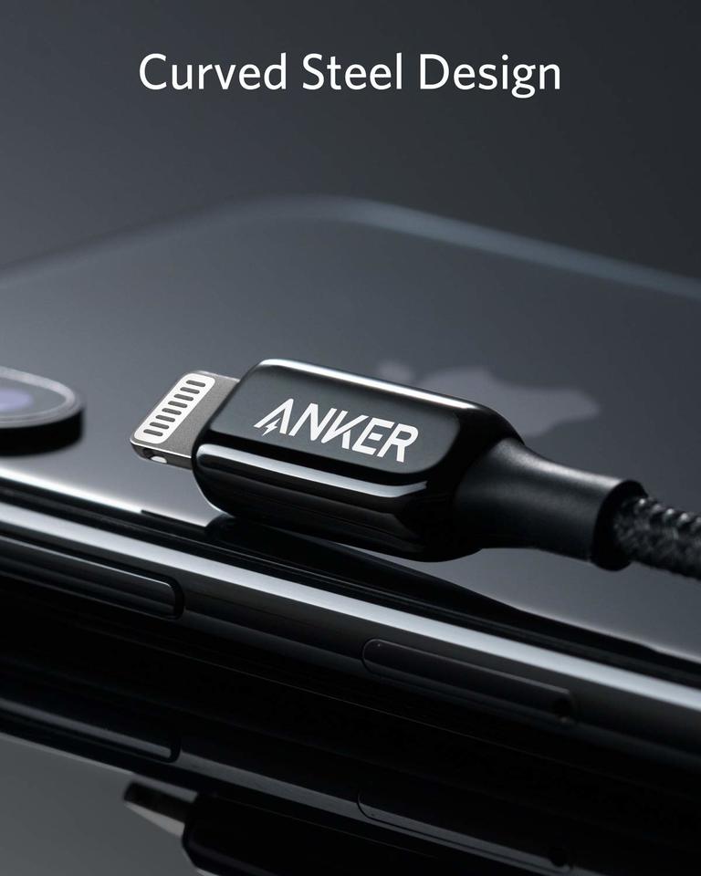 Anker &lt;b&gt;762&lt;/b&gt; USB-C to Lightning Cable (3ft / 6ft Nylon)